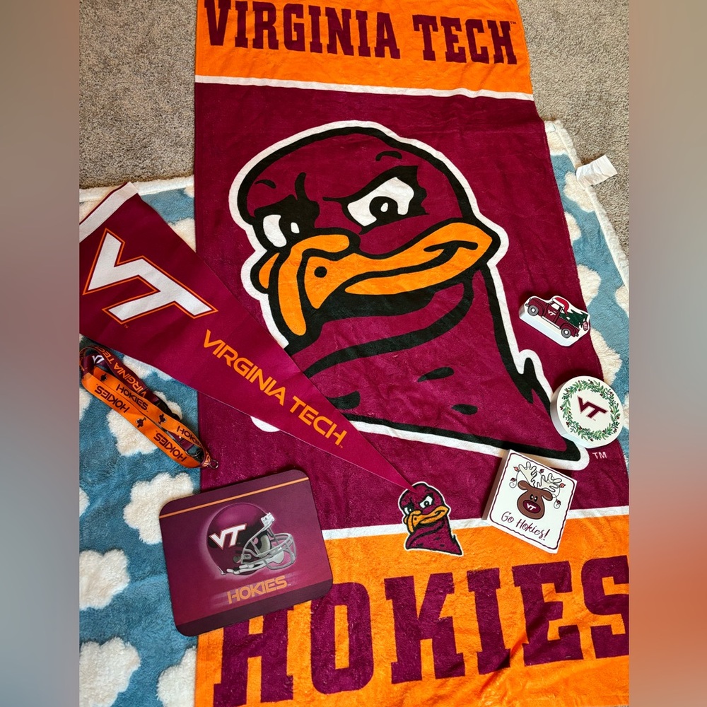 Virginia Tech Hokies Towel and Accessories Set